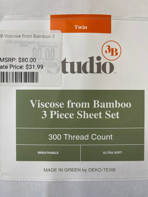 Studio 3B Viscose from Bamboo 3 Pc set TWIN