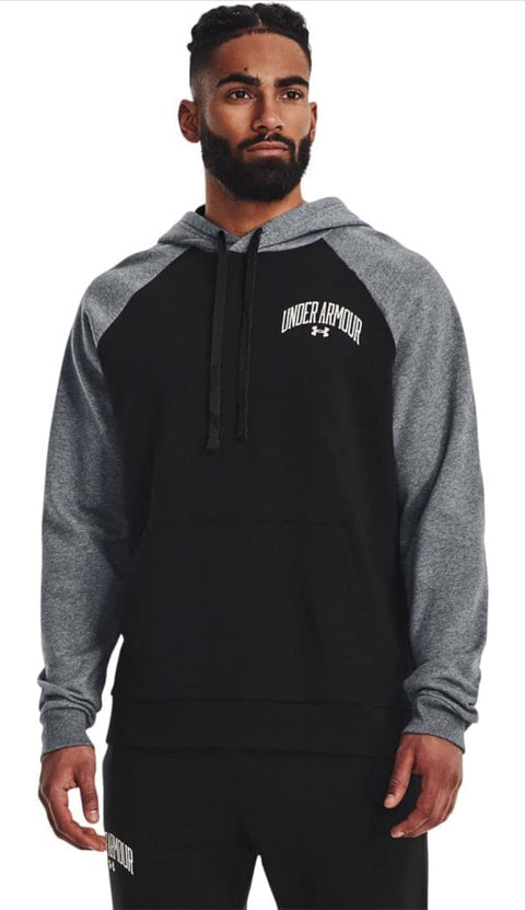 Under Armour Men's Rival Wordmark Colorblock Hoodie