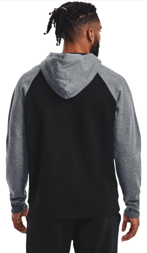 Under Armour Men's Rival Wordmark Colorblock Hoodie