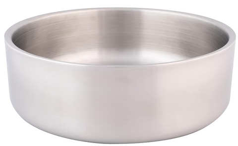 Our Pets Stainless Steel Doubled Wall Pet Water Bowl and Food Bowl Varies Sizes