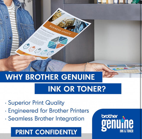 Brother Genuine High Yield Toner Cartridge, TN433C, Replacement Cyan Toner, Page Yield Up to 4,000 Pages, Amazon Dash Replenishment Cartridge, TN433, 1 Size