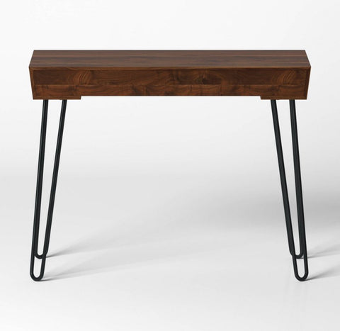 Hairpin Writing Desk with Storage Brown
- Threshold™