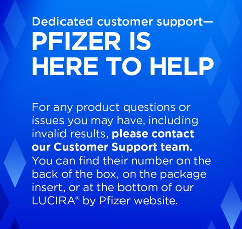 LUCIRA® by Pfizer COVID-19 & Flu Home Test, Results in 30 Minutes, First and Only At-Home Test for COVID-19 and Flu A/B, Single-Use, Emergency Use Authorized (EUA)