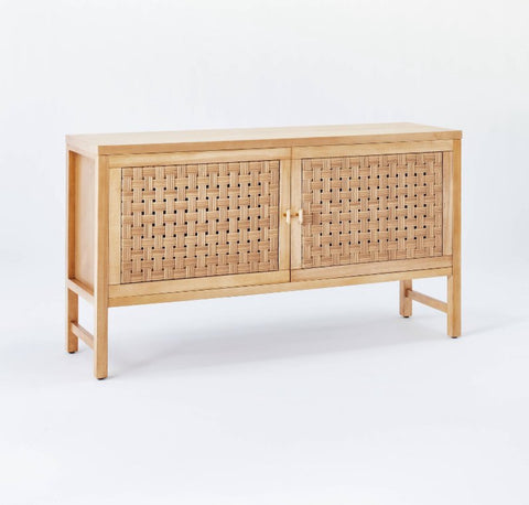 Palmdale Woven Door Console Natural - Threshold™ Designed with Studio McGee
