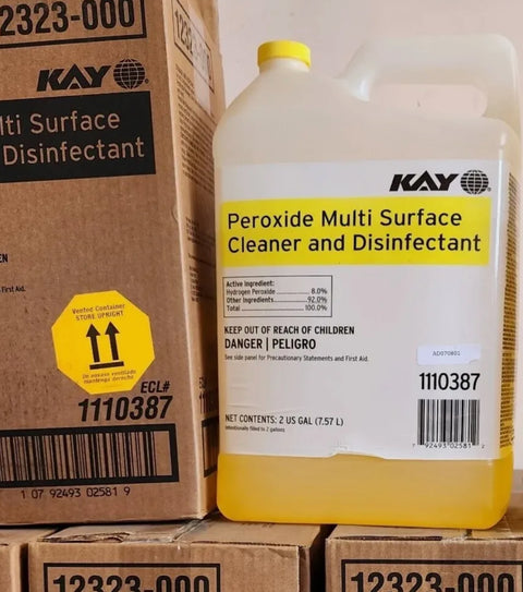 KAY Peroxide Multi Surface Cleaner Disinfectant 2 gallons 1110387 Ecolab 6100302
