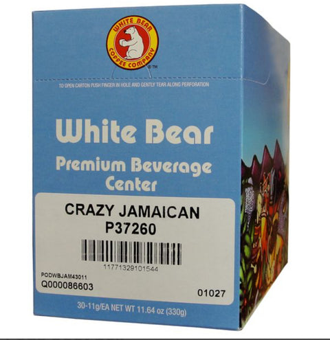 White Bear Crazy Jamaican Coffee Pods 30ct box