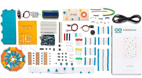 Official Arduino Starter Kit [K000007] (English Projects Book) - 12 DIY Projects with All Necessary Electronic Components and Instructions - origianl kit by Arduino from Italy