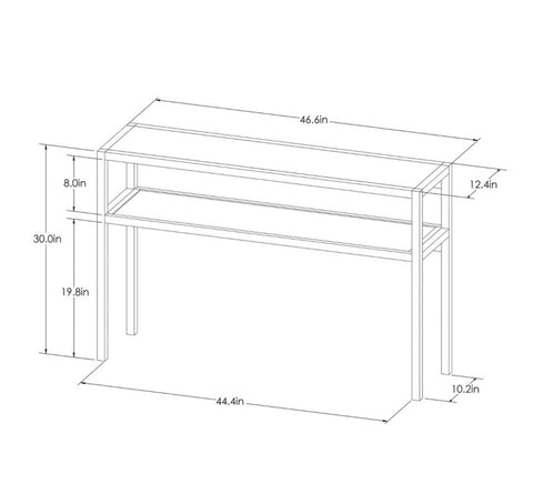 Warwick Narrow Console Table Brown
- Threshold™