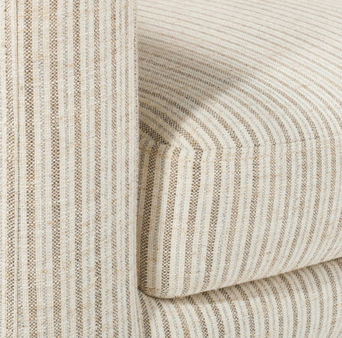 Vernon Accent Chair Tan Striped - Threshold™ designed with Studio McGee