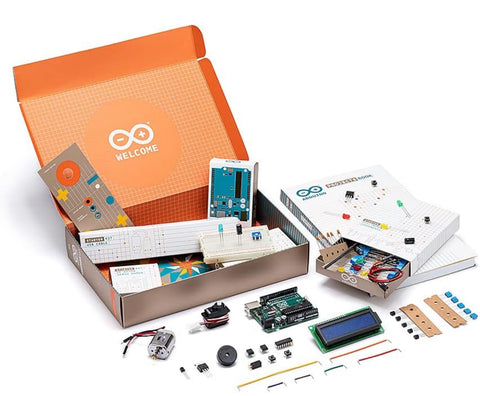 Official Arduino Starter Kit [K000007] (English Projects Book) - 12 DIY Projects with All Necessary Electronic Components and Instructions - origianl kit by Arduino from Italy