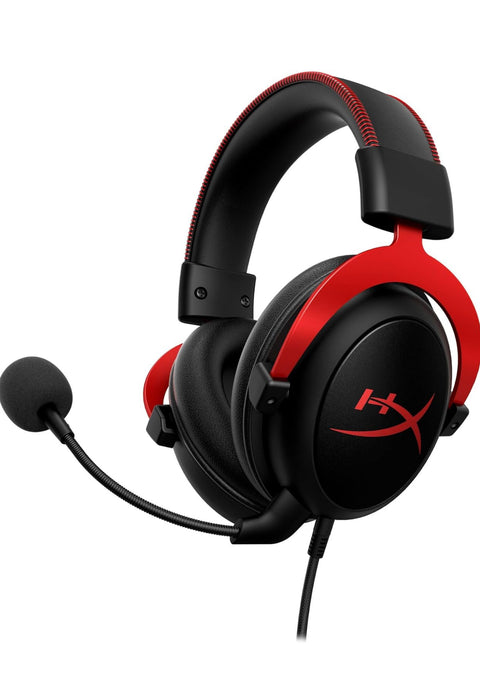 Missing charger:) discounted more! HyperX Cloud II - Gaming Headset, 7.1 Surround Sound, Memory Foam Ear Pads, Durable Aluminum Frame, Detachable Microphone, Works with PC, PS5, PS4, Xbox Series X|S, Xbox One – Red