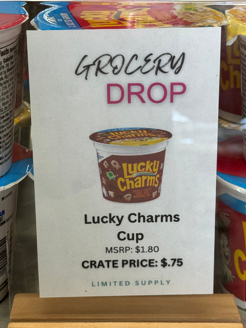 Lucky charms cup ￼