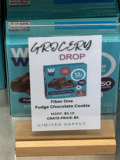 FiberOne fudge chocolate cookie