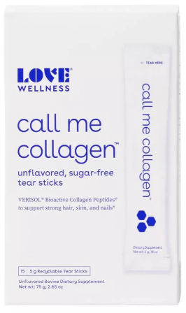 Love Wellness Call Me Collagen for Stronger Hair, Skin & Nails - 15ct