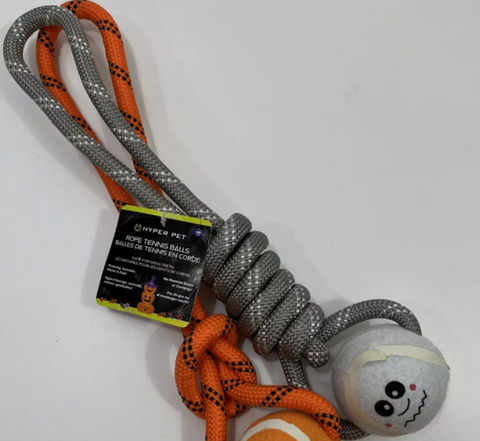 Hyper Pet  ~ Ghost Rope Tennis Ball