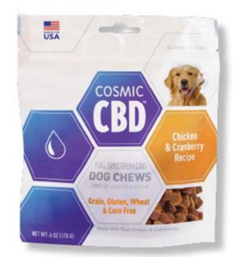 COSMIC CBD TREATS/CHEWS 6 OZ. BAG