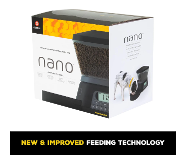 Gamma2 Nano Automatic Dog Feeder & Cat Feeder 7.5lb Cat Food or Dog Food Storage Capacity