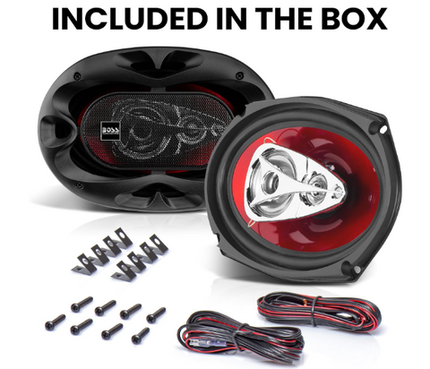 BOSS Audio Systems CH5720 Chaos Series 5 x 7 Inch Car Door Speakers - 225 Watts Max (per pair), Coaxial, 2 Way, Full Range, 4 Ohms, Sold in Pairs