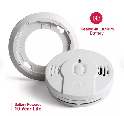 Kidde 10-Year Sealed Battery Smoke Detector & LED Light (2 pk.)