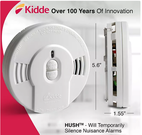 Kidde 10-Year Sealed Battery Smoke Detector & LED Light (2 pk.)