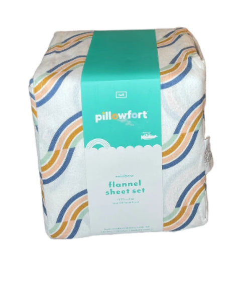 Full Flannel Rainbow Kids' Sheet Set - Pillowfort™
