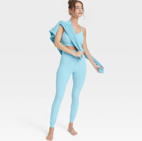 Women's Everyday Soft Ultra High-Rise Leggings - All In Motion™ Light Blue XL