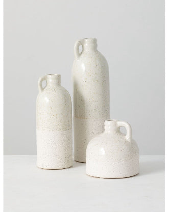 Sullivan set of 3 ceramic jug vases